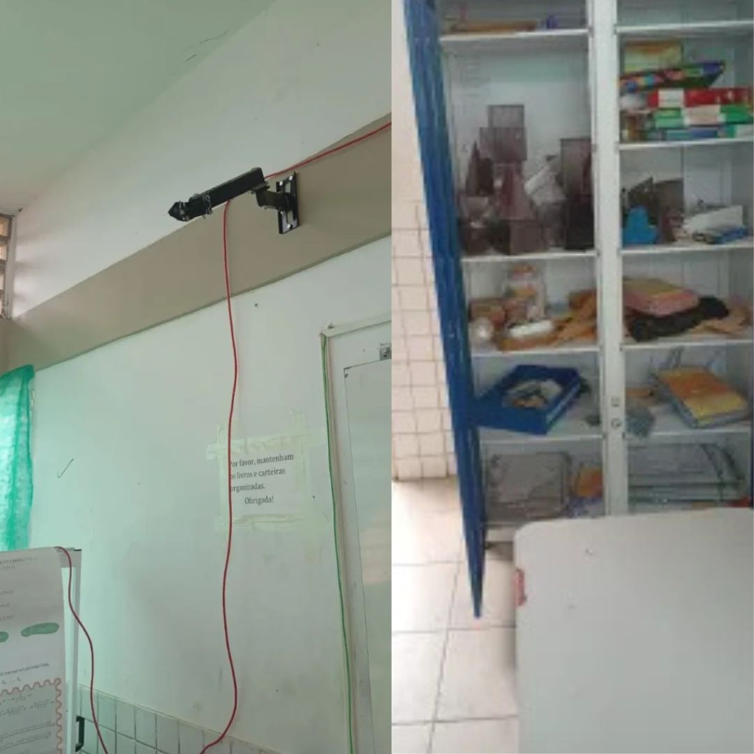 No Cariri: criminosos invadem escola e furtam equipamentos em Monteiro