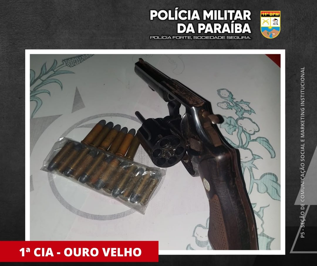 Mais uma arma de fogo é retirada de circulação no Cariri paraibano