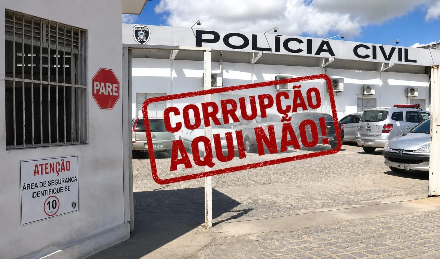 Agente da Polícia Civil é preso dentro da própria delegacia acusado de cobrar propina em Juazeirinho