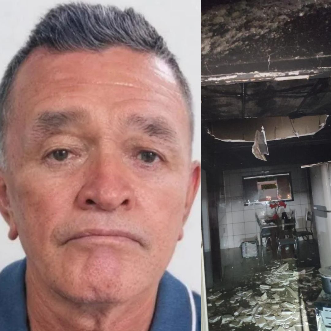 Patos: incêndio em residência deixa idoso de 74 anos morto e filha ferida