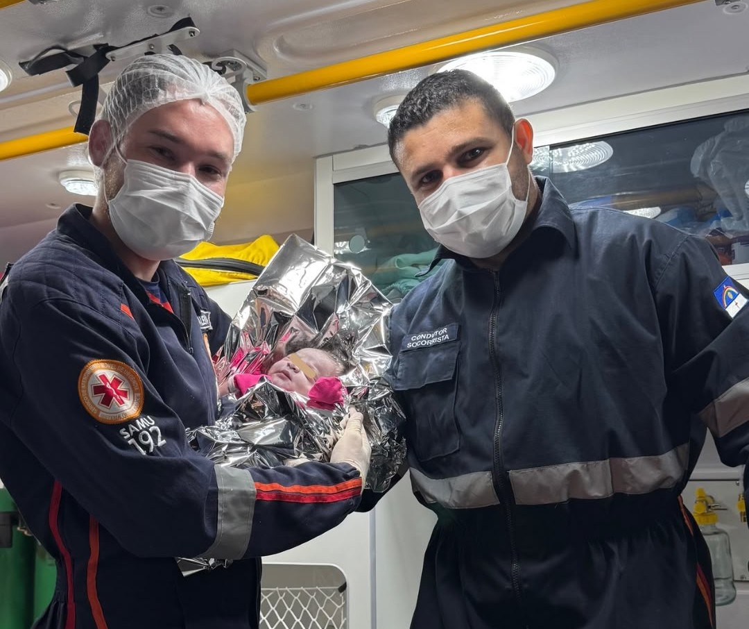 SAMU de Brejinho realiza mais um parto dentro da unidade móvel
