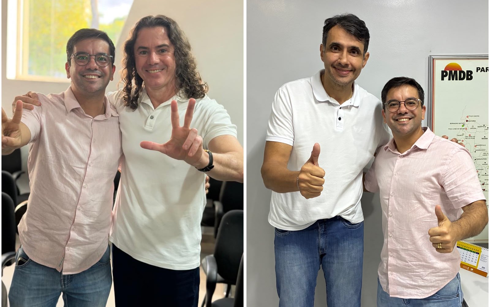 Reta final de campanha: Veneziano e André Gadelha recebem o apoio da Família Ramalho, de Bananeiras